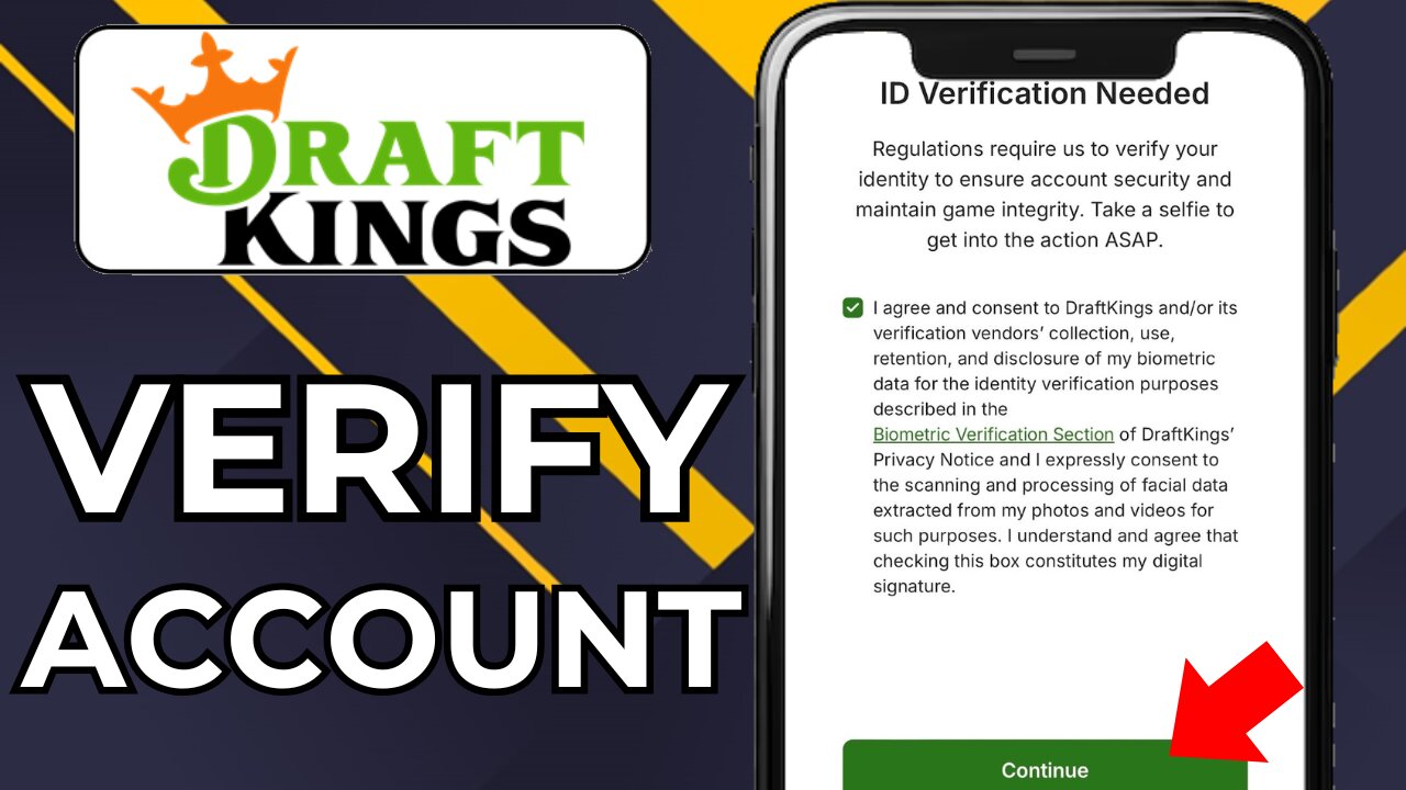 HOW TO VERIFY DRAFTKINGS ACCOUNT