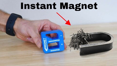 Can You Magnetize Iron Just By Tapping It?