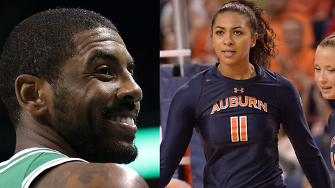 Kyrie Irving HOOKING UP with Volleyball Baddie Breanna Barksdale?