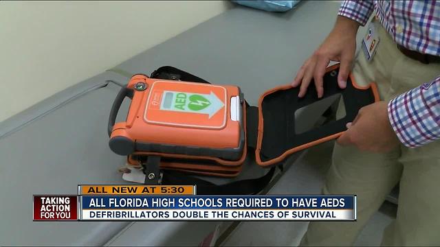 All Florida high schools required to have AEDS