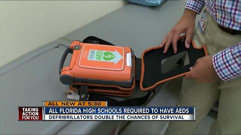 All Florida high schools required to have AEDS