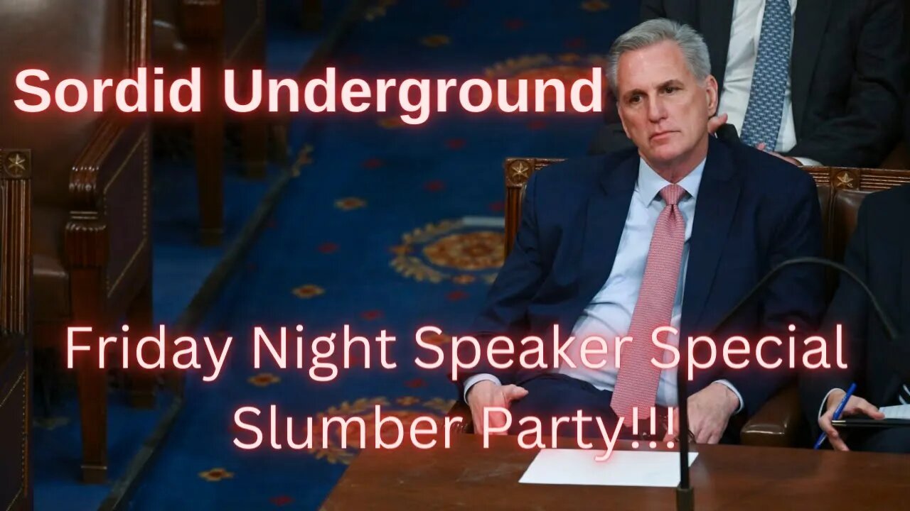 Sordid Underground - Friday Night Speaker Special Slumber Party!