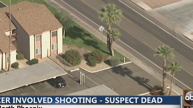 Suspect dead in Phoenix officer-involved shooting