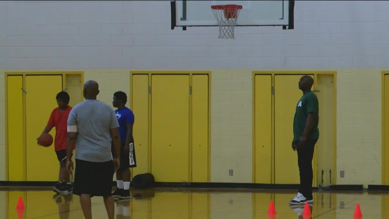 A local at-risk basketball camp teaches life skills on and off the court