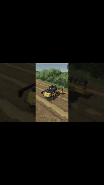 Harvesting The Carpathian Countryside FS22 #shorts