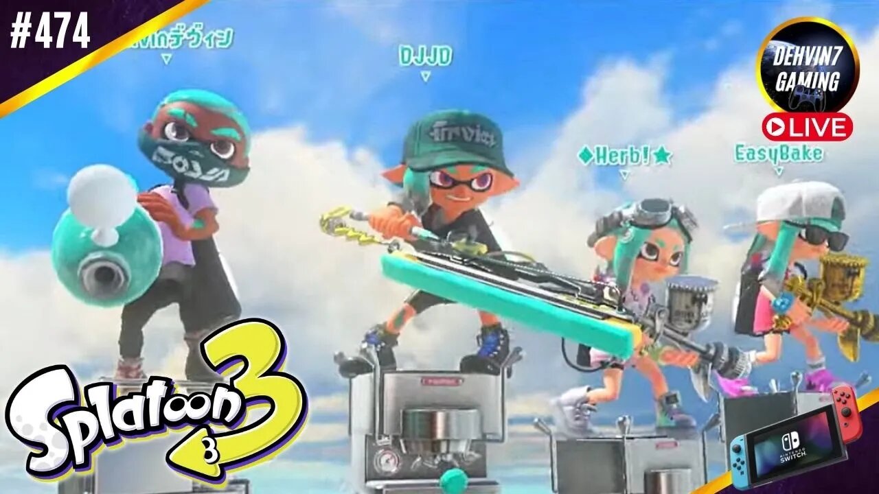 Turf Wars and Splat Time with viewers! Lets Roll! | Splatoon 3