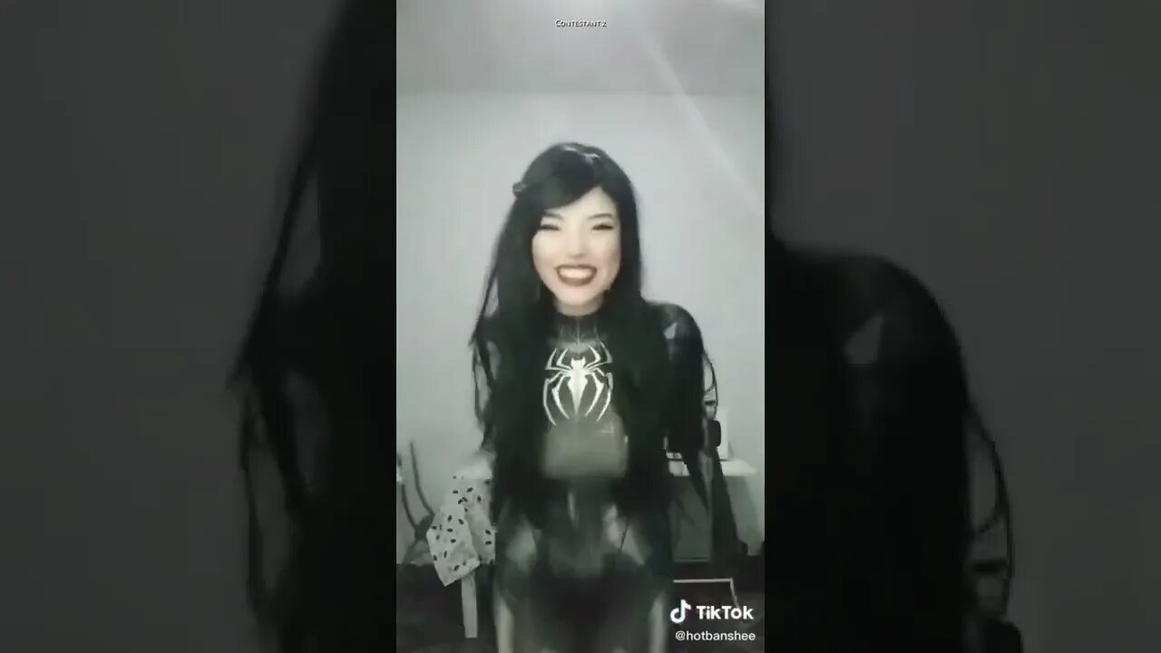 Rate the Girls: Best Spiderwoman Spidergirl Venom TikTok Cosplay Contest #3 (Spiderman) 🕷🖤 #shorts