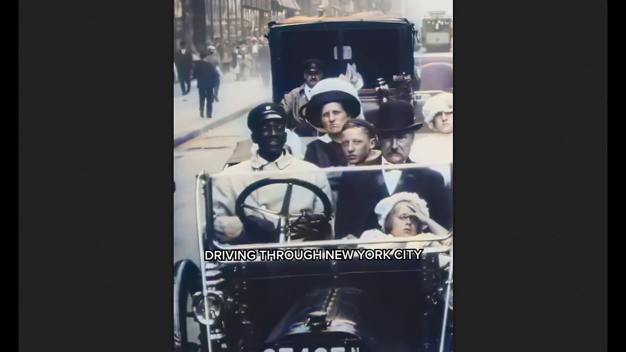 Driving through New York City (NYC) in 1911