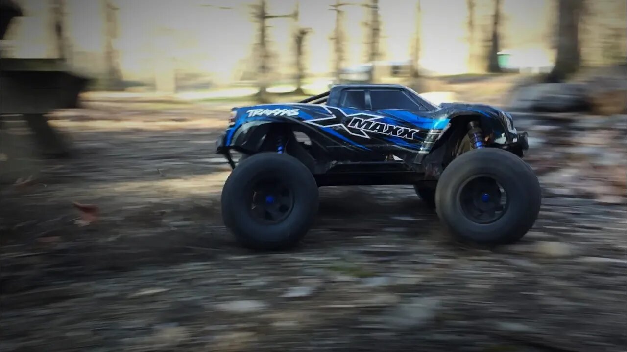 Traxxas X-maxx Goes Camping & Bashes The Campground