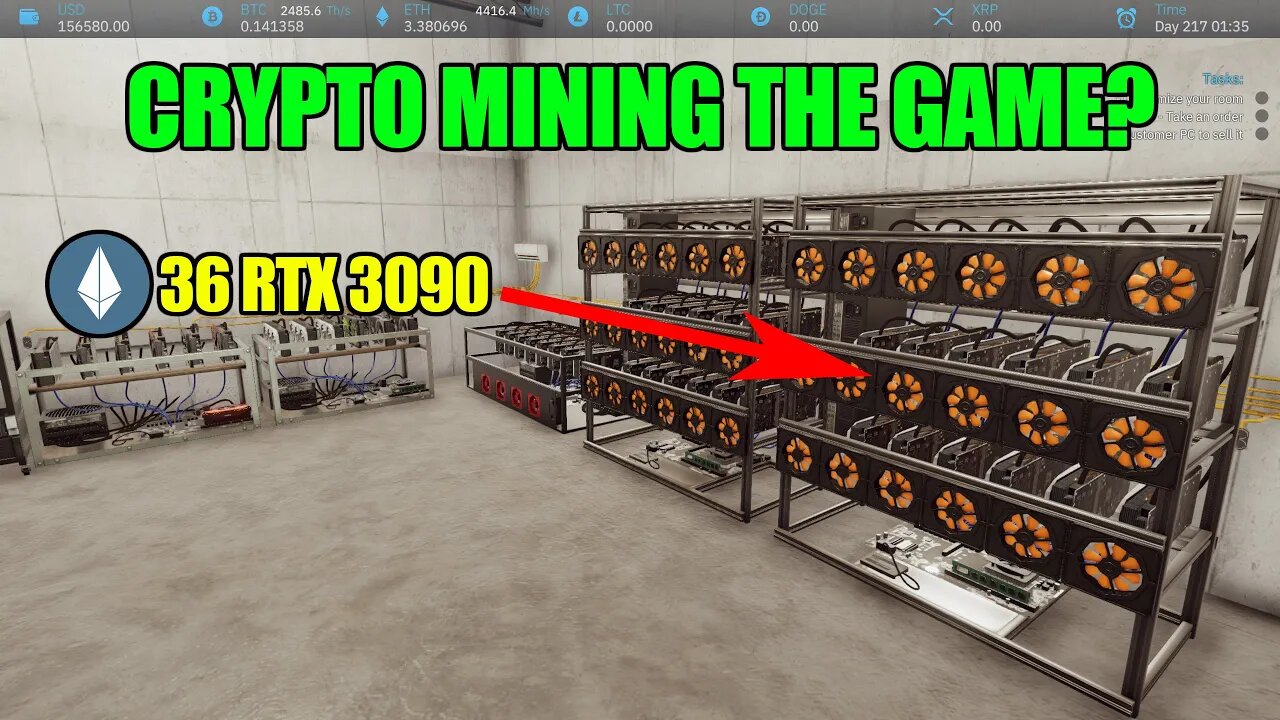 A Crypto Mining Video GAME? | Crypto Mining Simulator