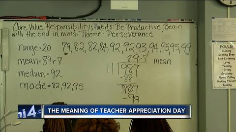 Teachers feel appreciation despite thankless job