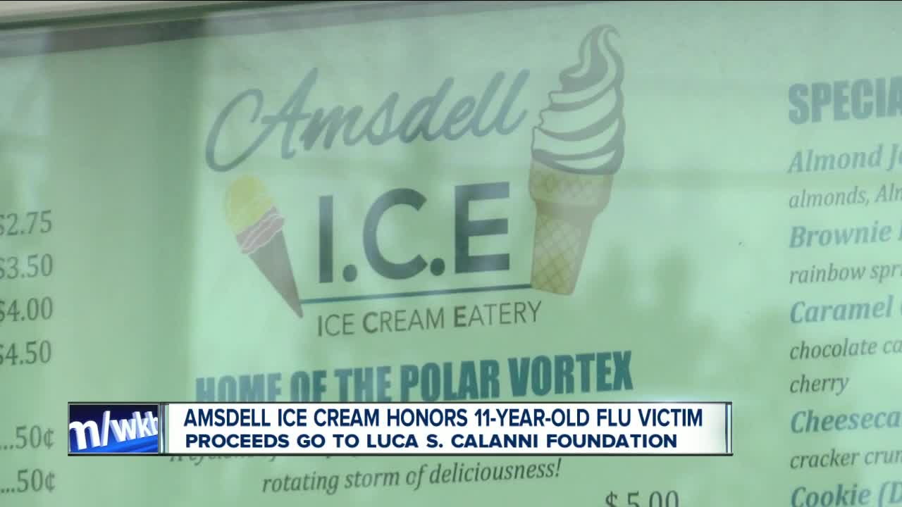 Ice cream treats in memory of young flu victim in Hamburg