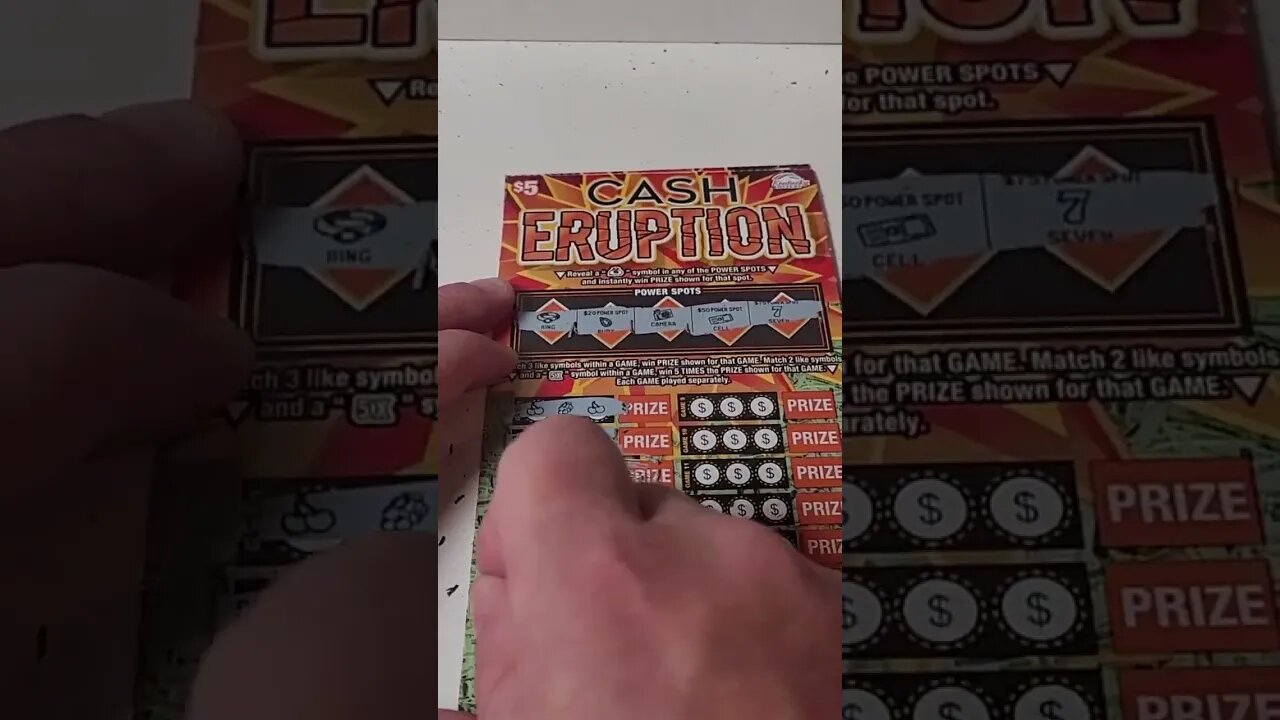 Cash Eruption Lottery Tickets!