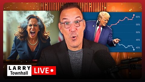 The END of the Kamala Campaign! Trump SOARS in Betting Markets! | LARRY Live!