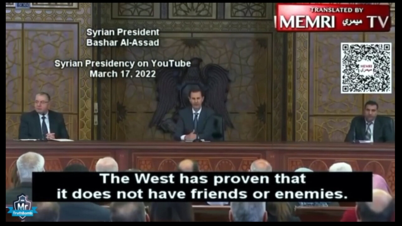 Syrian President tells it like it is