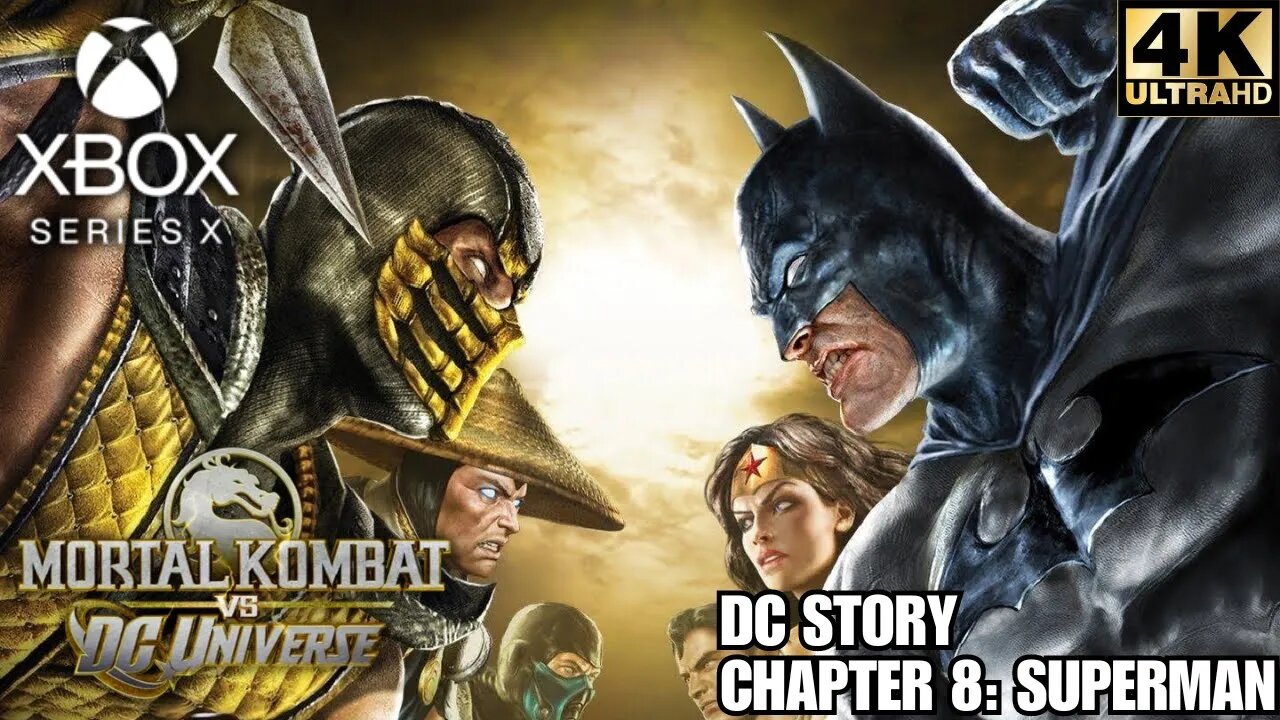 Mortal Kombat vs. DC Universe | Chapter 8: Superman | Xbox Series X|S | 4K (No Commentary Gaming)