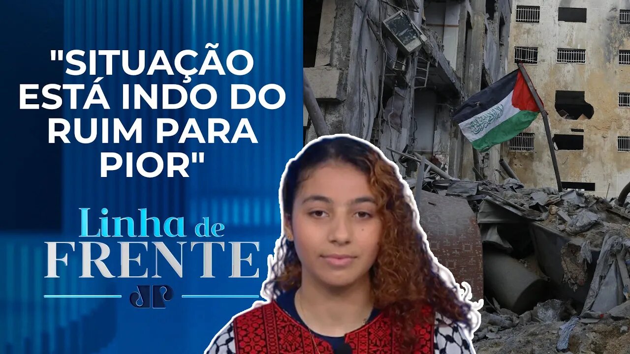 Brasileira repatriada de Gaza relata tensão em meio à guerra | LINHA DE FRENTE