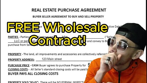 FREE Wholesale Contract + Walkthrough ($$$)