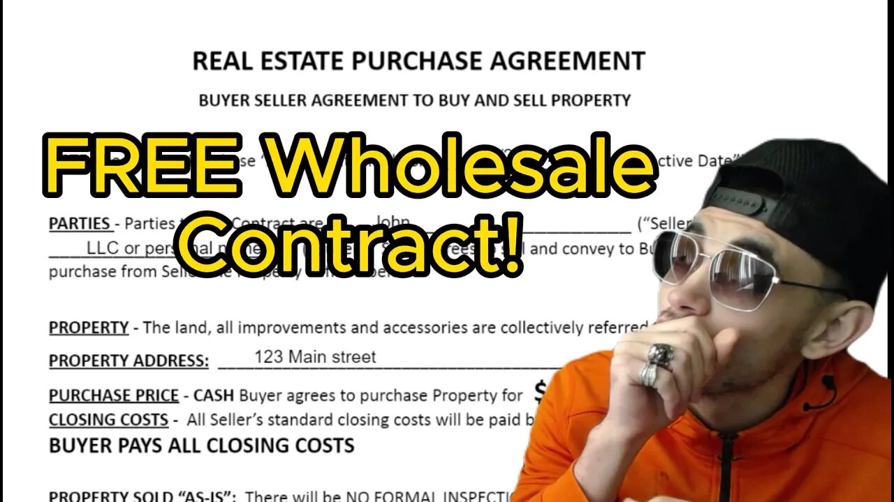 FREE Wholesale Contract + Walkthrough ($$$)