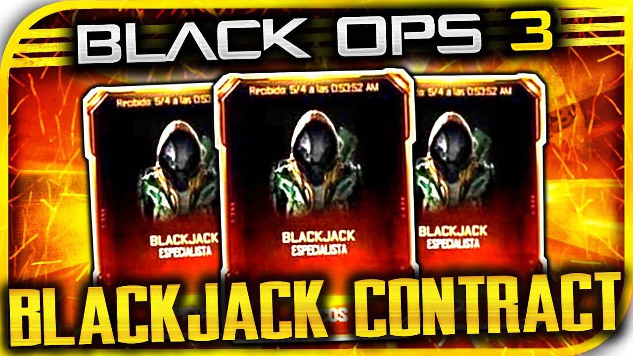 "BLACKJACK CONTRACT" - 10th SPECIALIST Earned By Contract! HOW TO GET "BLACKJACK" SPECIALIST in BO3!