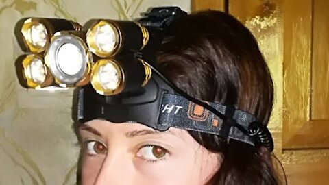 Powerful Rechargeable Head Flashlight