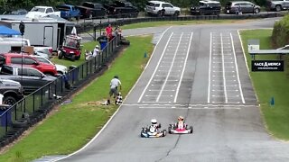 P1 Finish at the Final Turn of AMP Round 6 - LO206 Cadet - 2022.08.27 - Joseph Saddington GoKart!