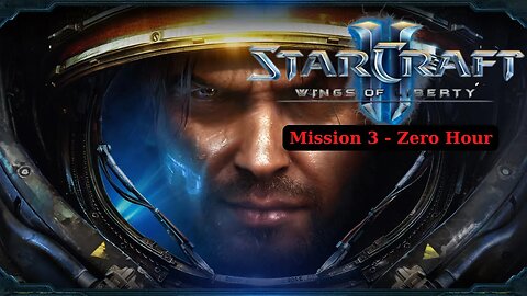 Starcraft 2 Wings Of Liberty Walkthrough Mission 3 Zero Hour - No Commentary (HD 60FPS )