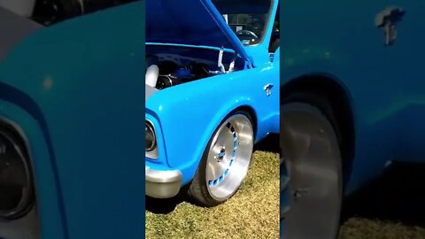 C10 Beauty😎👍🔥 #carshow #shorts #bagged #sub #truck #slammed #c10 #chevy #auto #minitruck