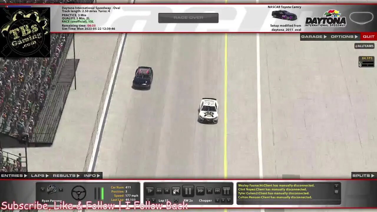 iRacing #10 First Place finish