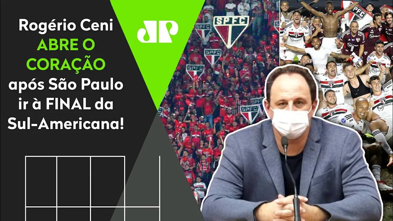 "Ver o São Paulo em uma FINAL me..." Rogério Ceni ABRE O CORAÇÃO após ida à DECISÃO da Sul-Americana