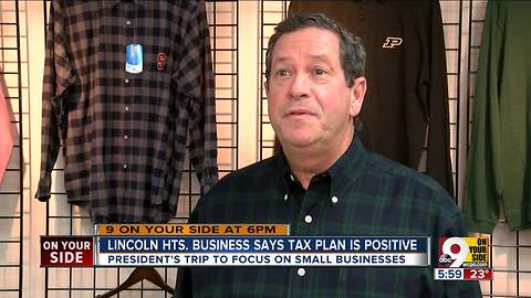 Lincoln Heights business says tax plan is positive