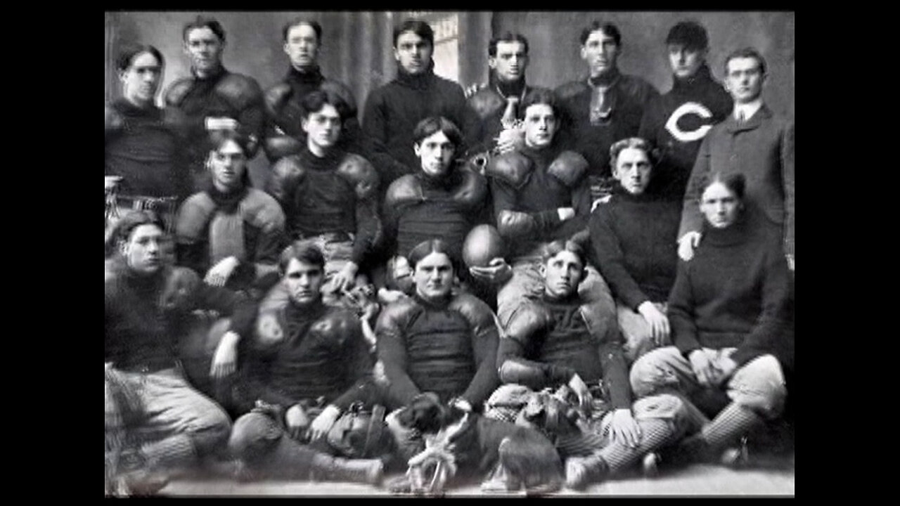 November 11 & 18, 1901 - 'Monon Bell Memory' ; DePauw vs. Wabash (2 Games in One Year)