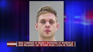 Man charged in deadly shooting at Roseville bar released on tether over COVID fears