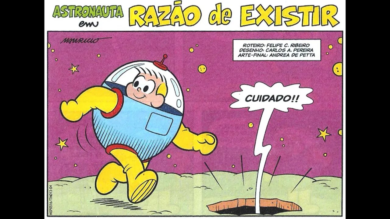 Astronauta em-Razão de existir | Gibis do Rapha 2