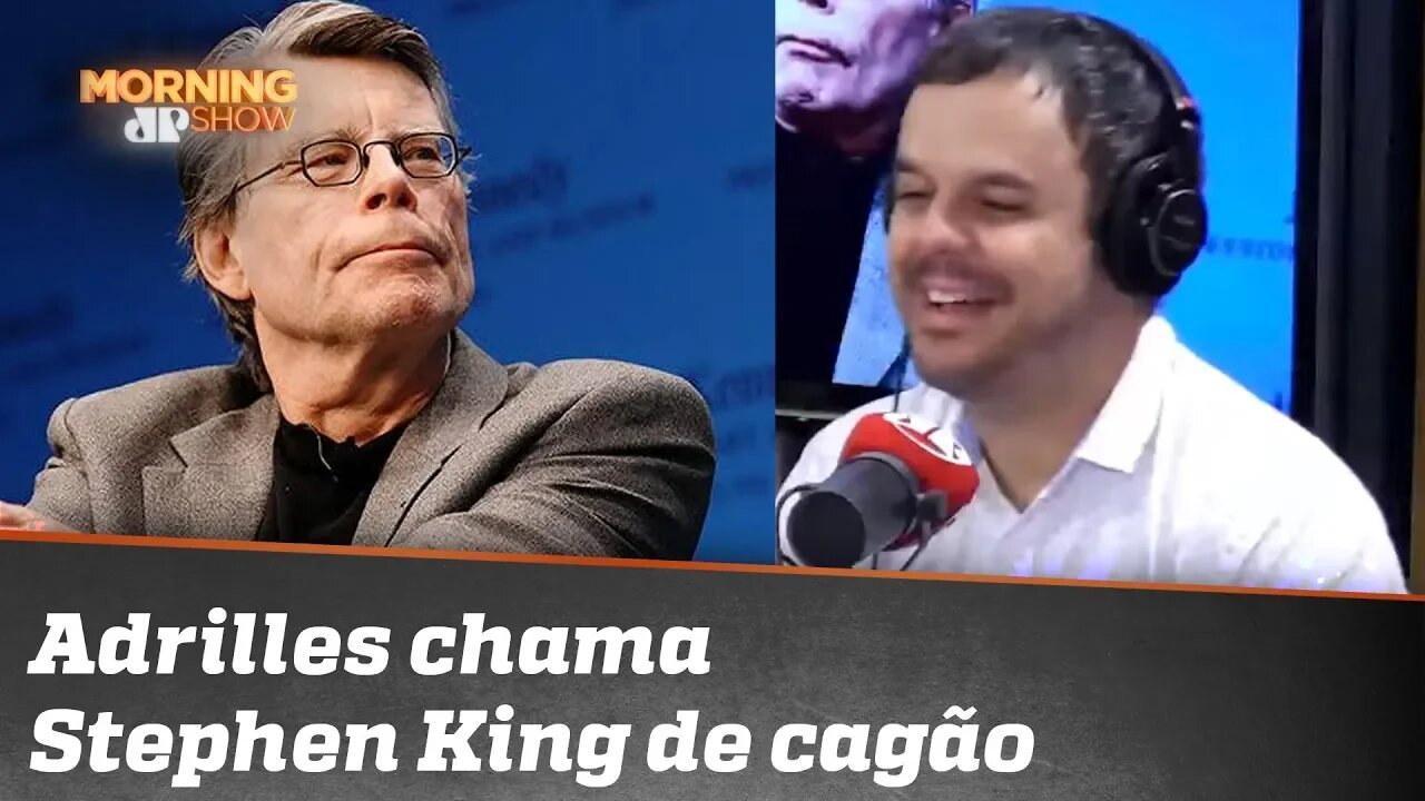 Adrilles chama Stephen King de cagão e diz ninguém quer saber se Picasso era negro, anão ou mulher