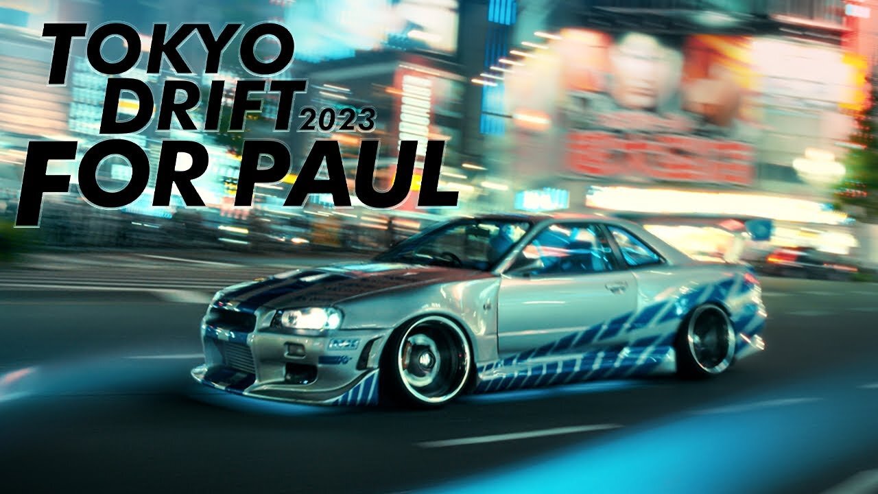 TOKYO DRIFT2023 for PAUL fast and furious GT-R