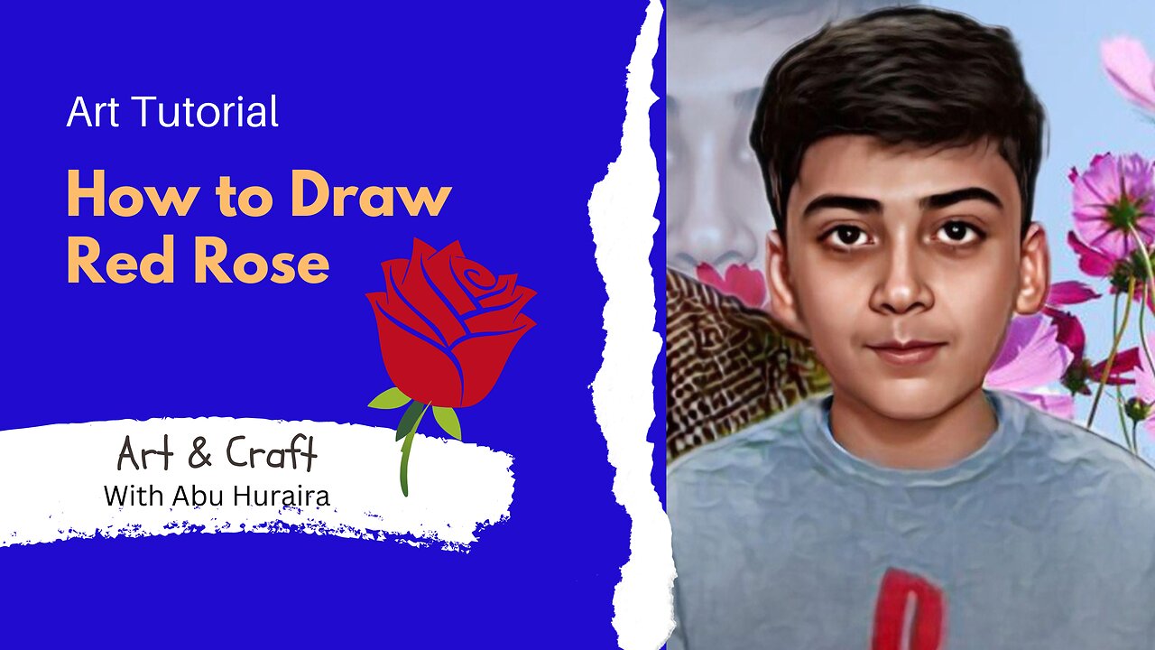 Step by Step Tutorial: How to Draw a Stunning Red Rose - Art & Craft