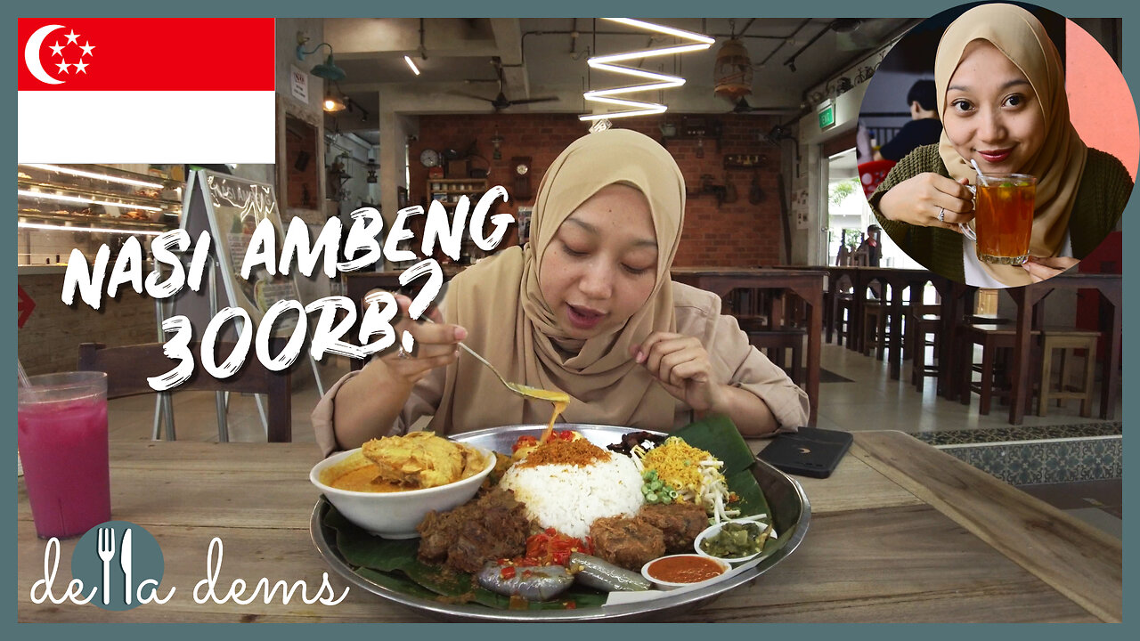 Makan nasi 300rb di Singapore? | Coba coba nasi ambeng food review