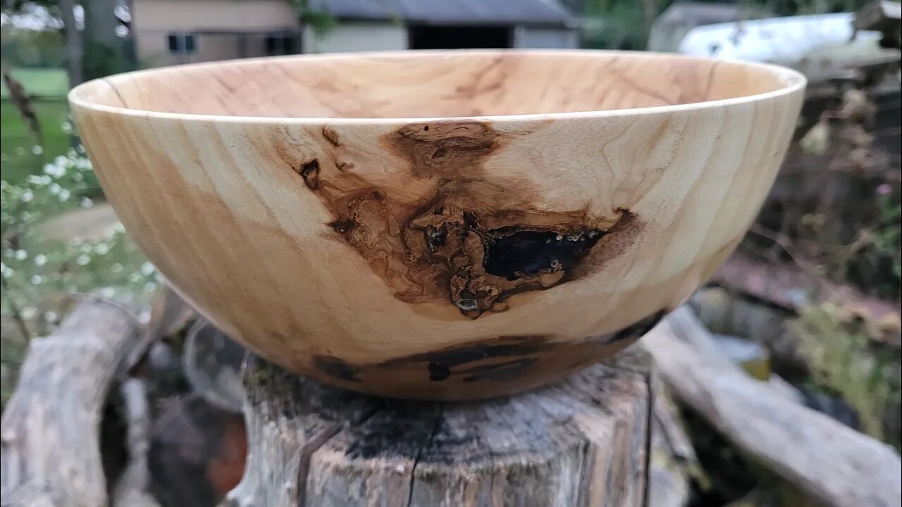 Big Ash Bowl with Resin