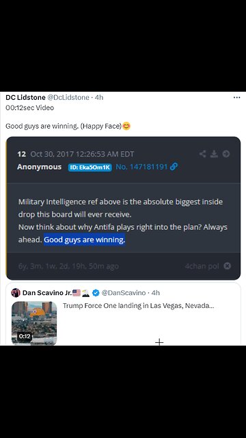 Dan Scavino Jr.🇺🇸🦅 @DanScavino Trump Force One landing in Las Vegas,