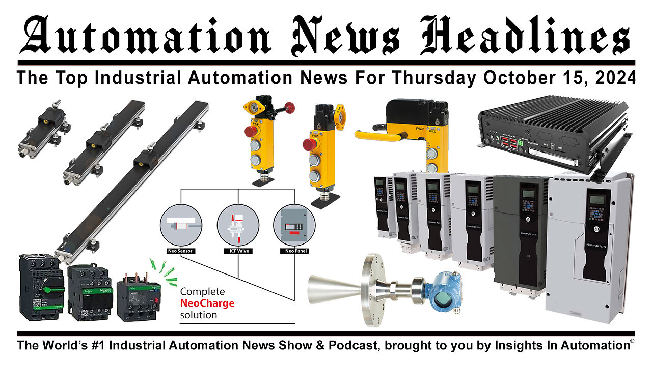 Automation News Headlines for Tuesday October 15, 2024