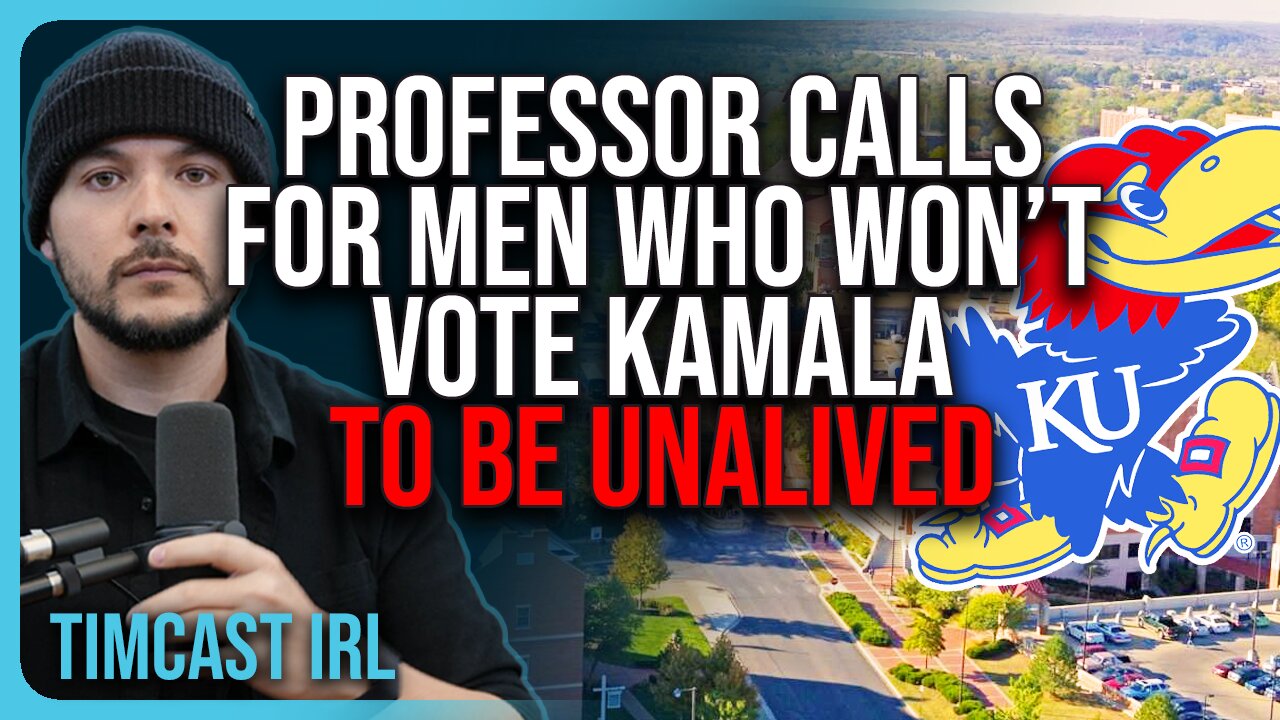 Democrat Professor Calls For Men Who Won’t Vote Kamala To Be UNALIVED, Crazy Video