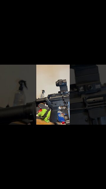 Finally got my v seven 300blk upper setup, on my type a lower. #300blackout #guns #firearms #gucci