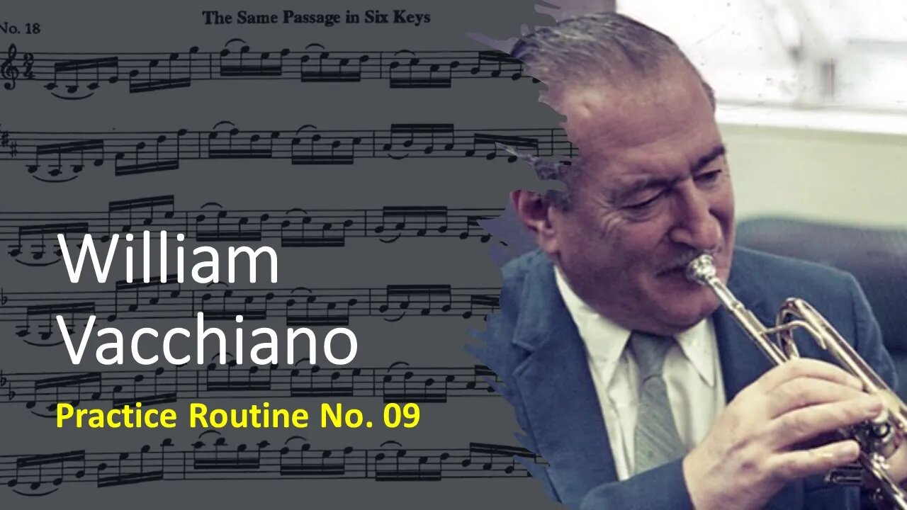 🎺🎺[TRUMPET DAILY ROUTINES] William Vacchiano Practice Routine 09