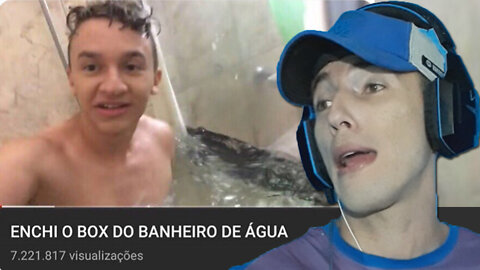 ELE ENCHEU O BOX DO BANHEIRO DE ÁGUA