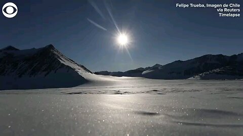 eclipse allegedly in Antarctica