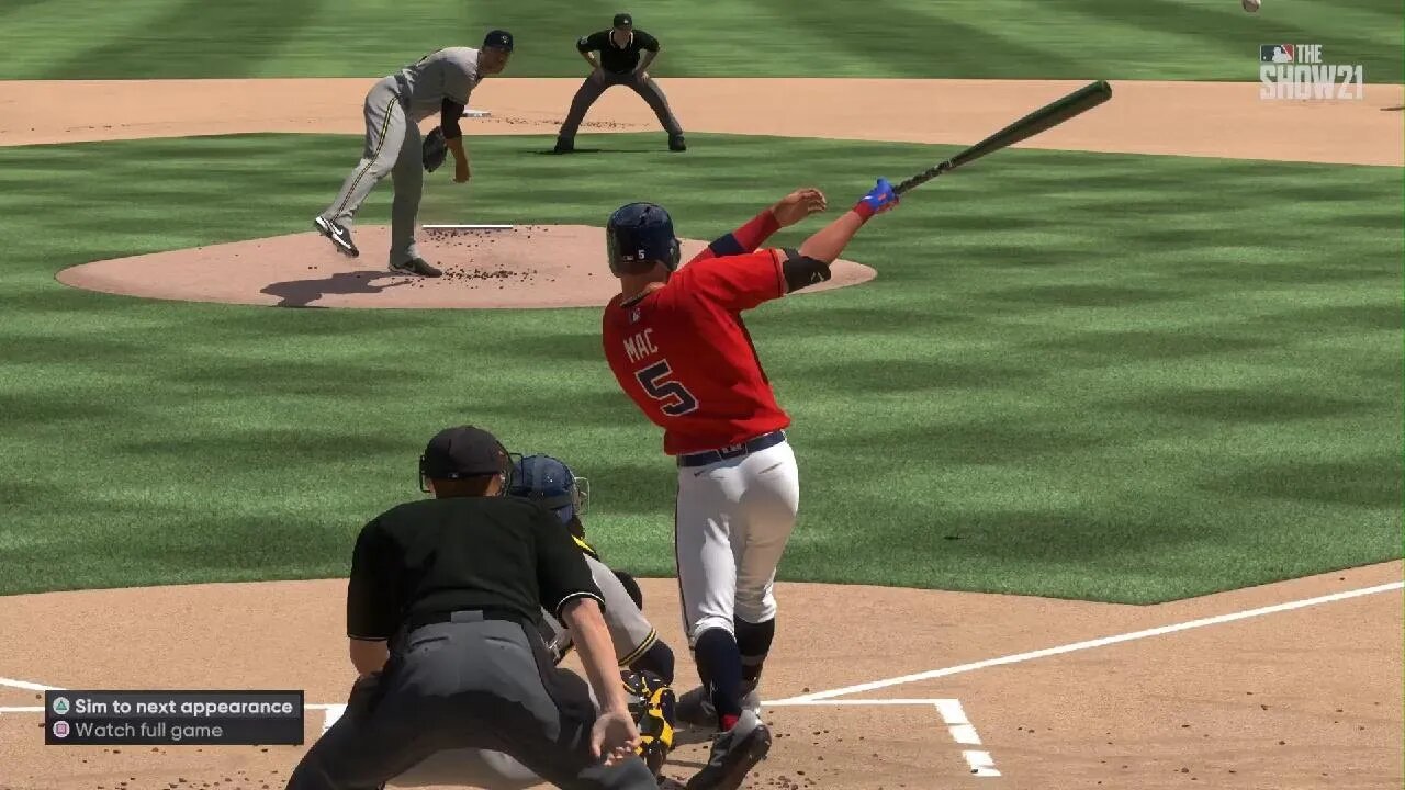 MLB The Show 21 3-run HR (14)