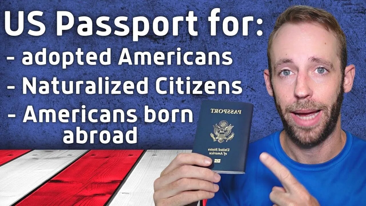 HOW TO GET A USA PASSPORT (if you were born in another country)