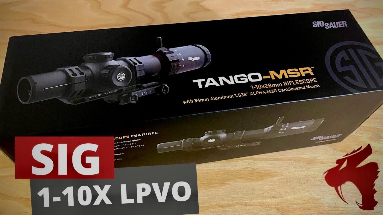 SIG Tango MSR 1-10x Scope - Unboxing