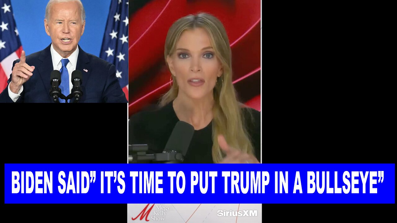 BIDEN SAID” IT’S TIME TO PUT TRUMP IN A BULLSEYE” DAYS AGO. HOW IRRESPONSIBLE.